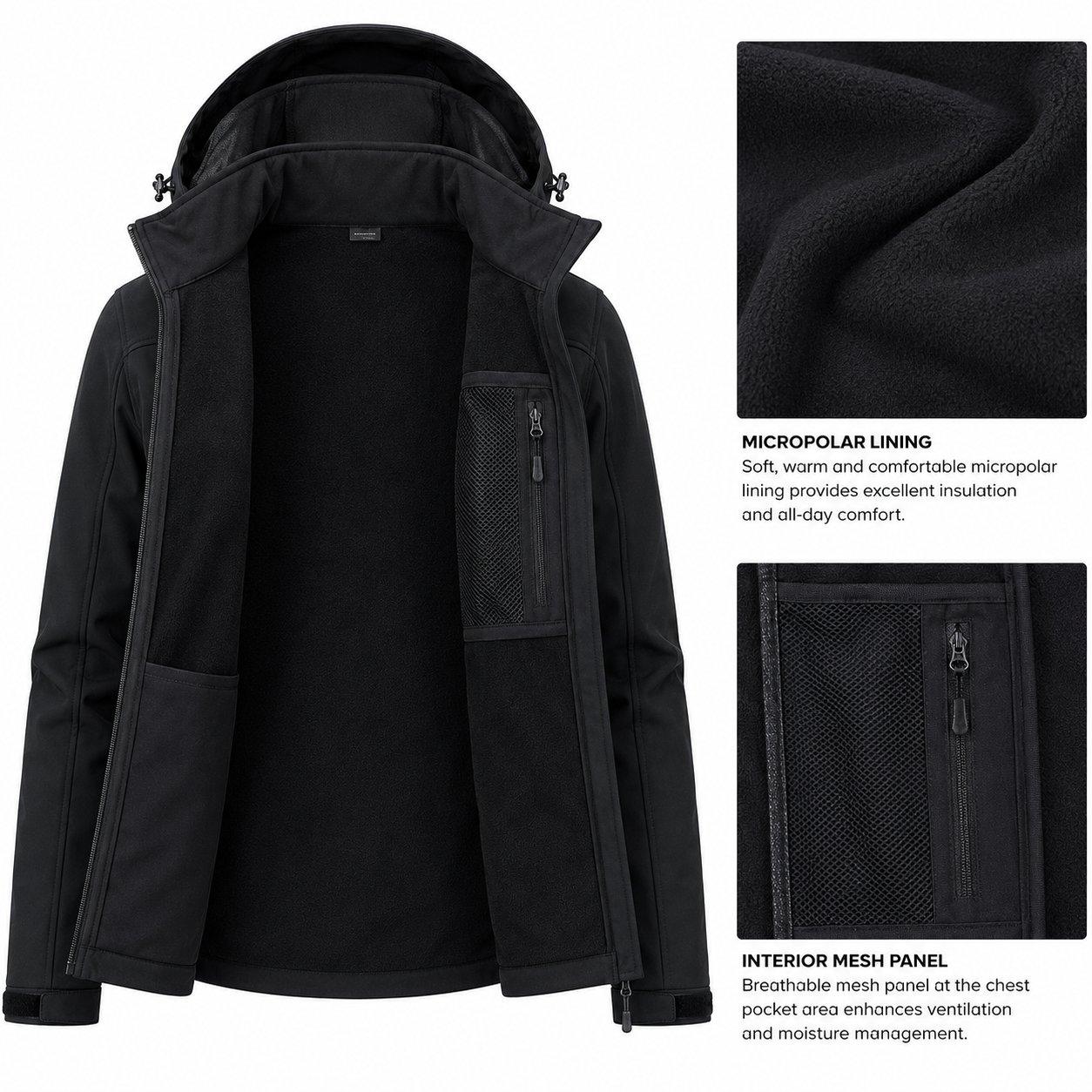 Chaqueta | Softshell | C/capuchon (Mujer) - Imagen 2