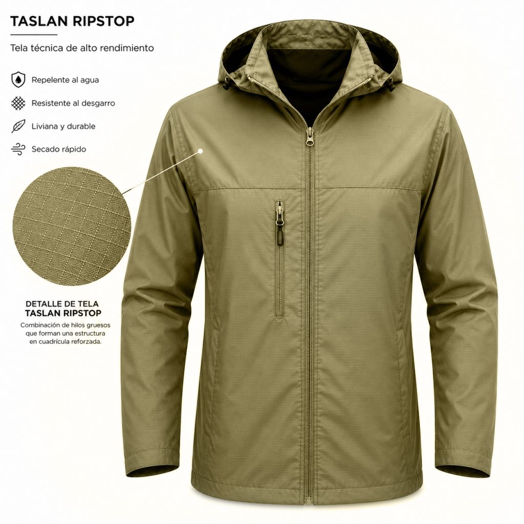 Cortaviento |Taslan| Hombre | Interior Malla |