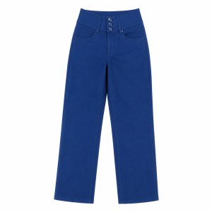 Pantalón Niña | Escolar Niña | Azul Marino-(Pretina Ancha)