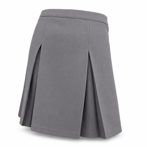 Falda | Escolar | Gris- (Mujer)