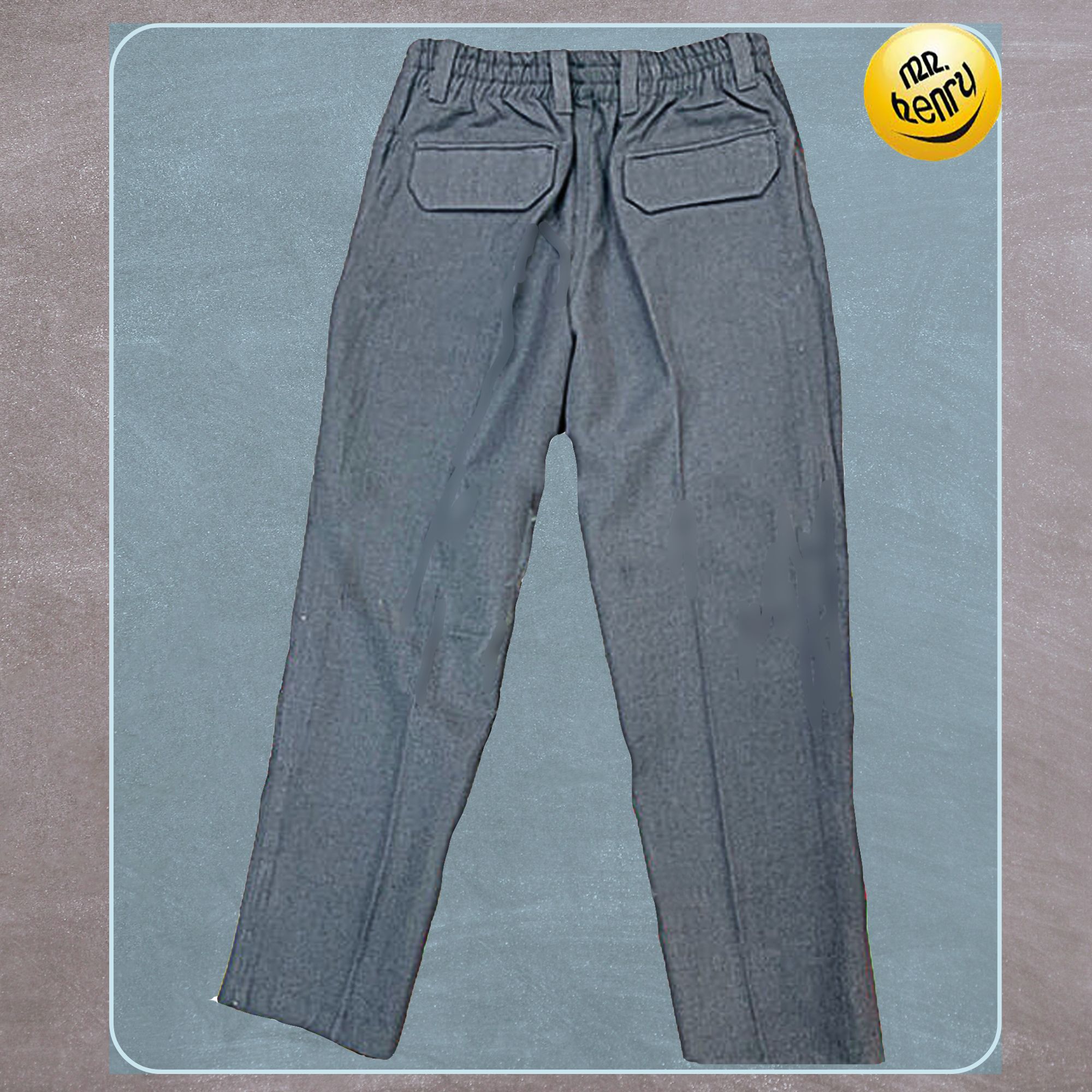 Debra Torres Guayaberas Pantalon Colegio Gris Pantalón De Uniforme