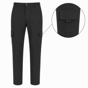 Pantalon Twill  | Cargo |  Negro
