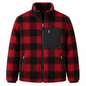 Poleron Sherpa | Estampado | Cuadros