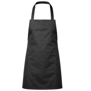 Delantal | Pechera | (Chef) Negra