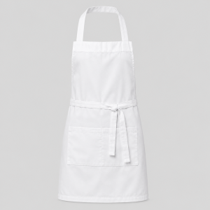 Delantal | Pechera | (Chef)  Blanca